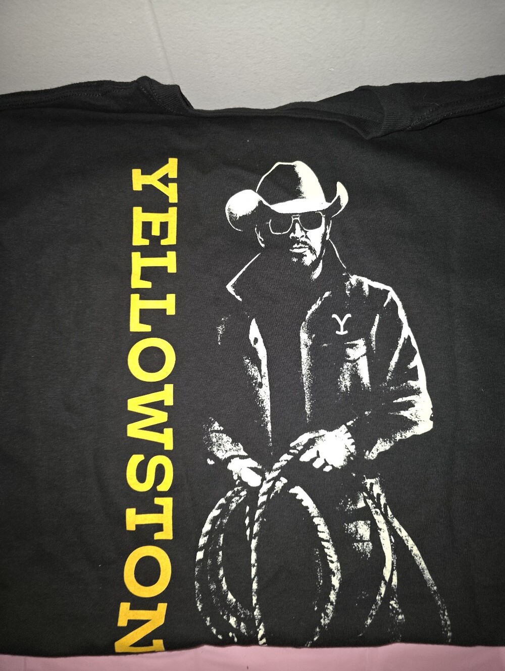 Yellowstone Graphic Tee - Black with Yellow Print